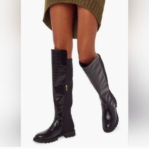 🖤NEW Justfab Demi Printed Riding Boots sz 8.5